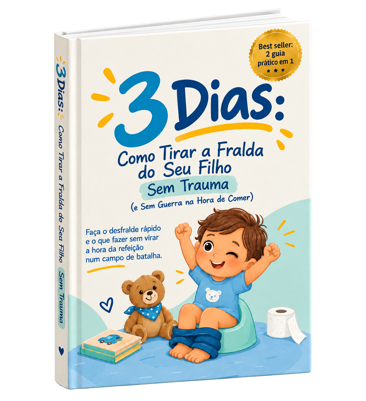 Capa do e-book 3 Dias: Como Tirar a Fralda do Seu Filho Sem Trauma